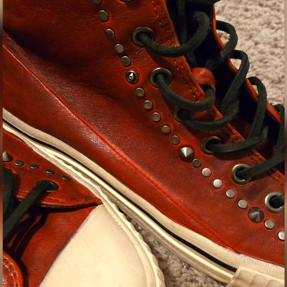 John Varvatos Men's Vintage Studded High-top Sneaker - Picture 4 of 7
